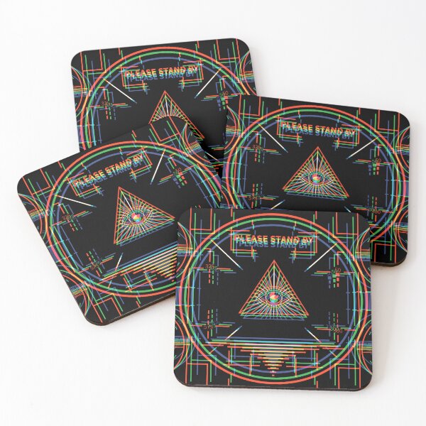 Item preview, Illuminati Stand By soft Glitch - Dark 2 designed and sold by animinimal.