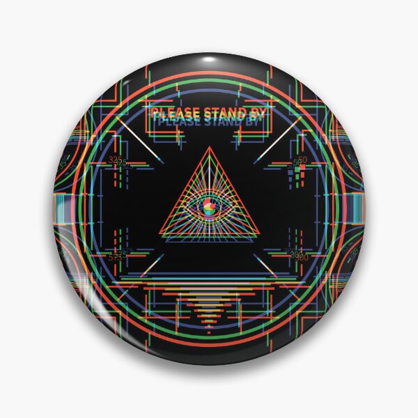 Item preview, Illuminati Stand By soft Glitch - Dark 2 designed and sold by animinimal.
