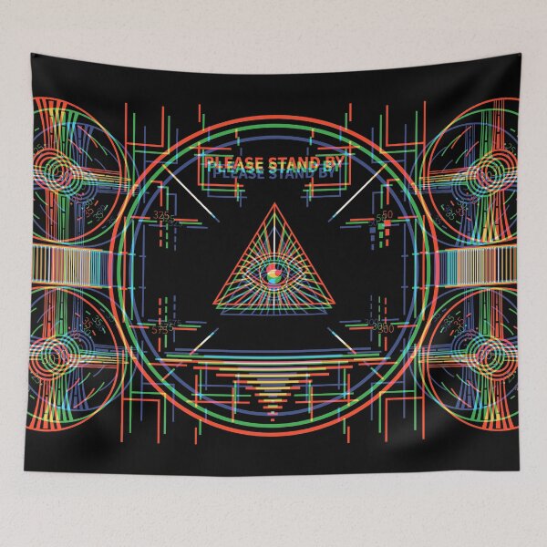 Item preview, Illuminati Stand By soft Glitch - Dark 2 designed and sold by animinimal.