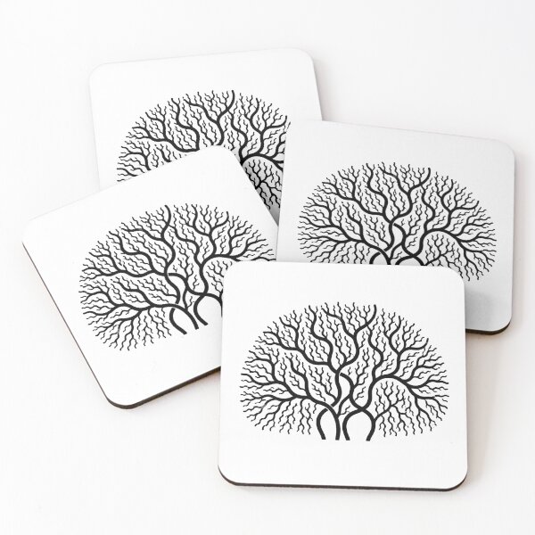 Item preview, Coral Tree Design - Minimalist Organic Line Art designed and sold by Myra365Art.