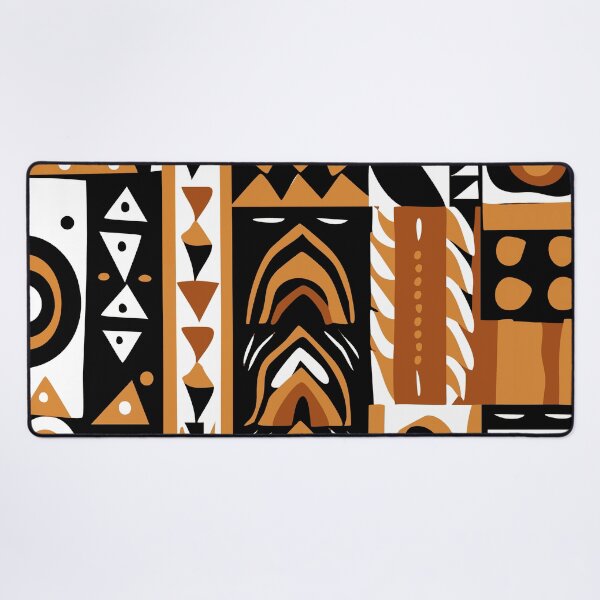 Item preview, African Kwanzaa Design Pattern In Warm Brown Earthtones designed and sold by DEC02.