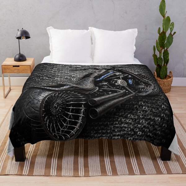 Item preview, Custom black motorcycle in artistic 3D micro mosaic designed and sold by JcAbstractArt.