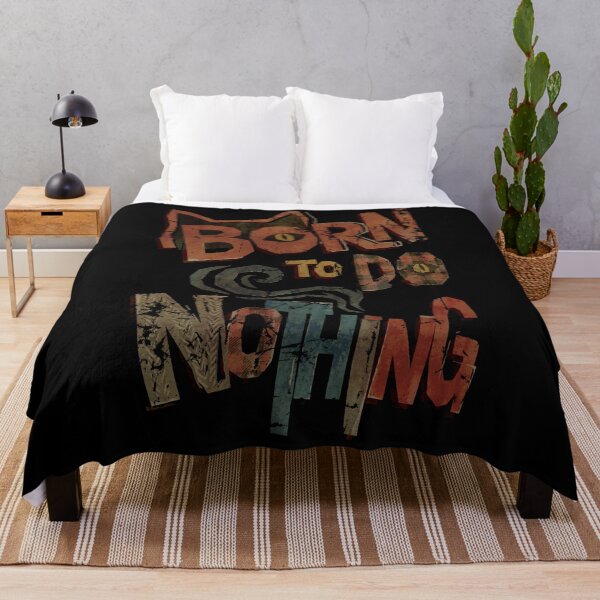 Item preview, Born To Do Nothing Sarcastic Cat designed and sold by IAPICTURE.