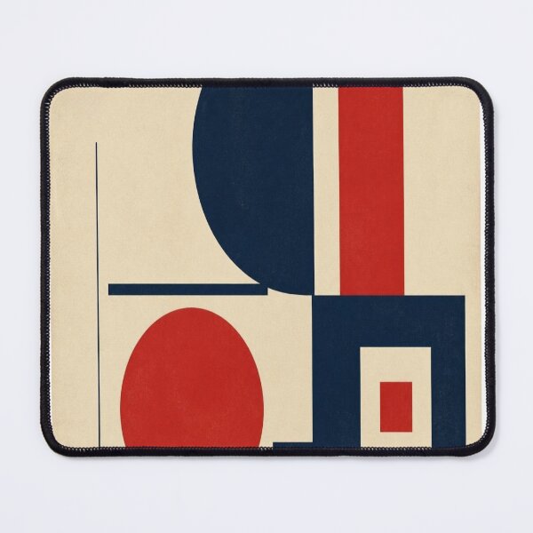 Item preview, Retro Bauhaus Inspired Geometric Abstract Minimalist Poster designed and sold by Gameshalah's Designs Hub.
