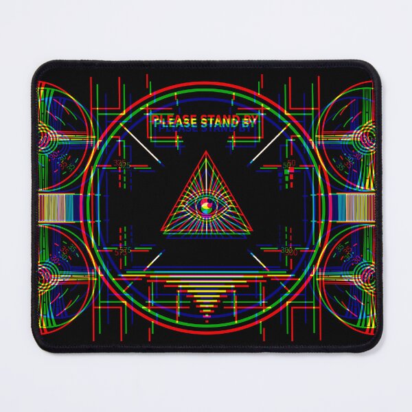 Item preview, Illuminati Stand By Glitch - Dark 2 designed and sold by animinimal.