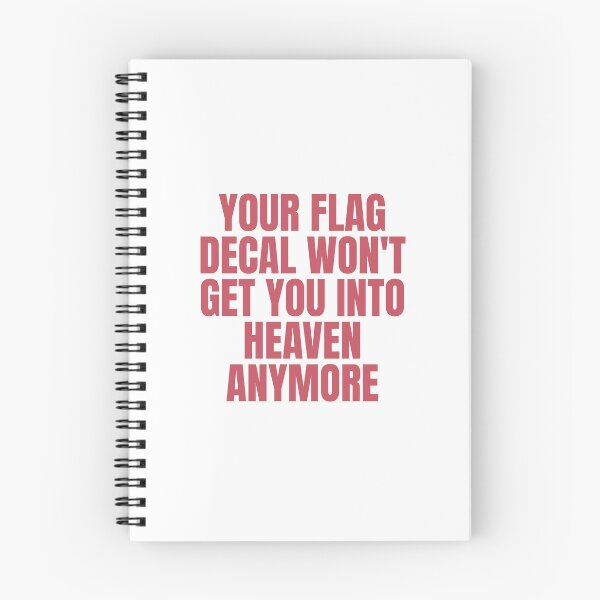 Item preview, YOUR FLAG DECAL WONT GET YOU INTO HEAVEN ANYMORE designed and sold by Dondonmart.