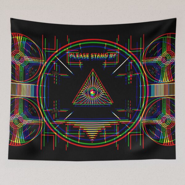 Item preview, Illuminati Stand By Glitch - Dark designed and sold by animinimal.