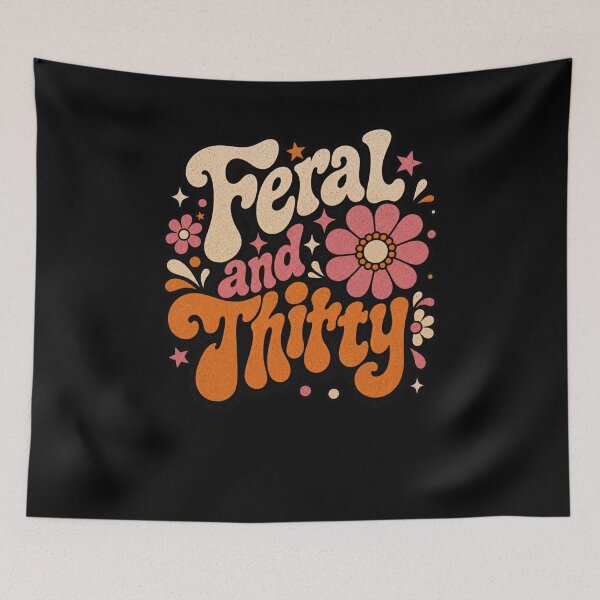 Item preview, Feral and Thirty Groovy Retro 70s Style designed and sold by snowry.