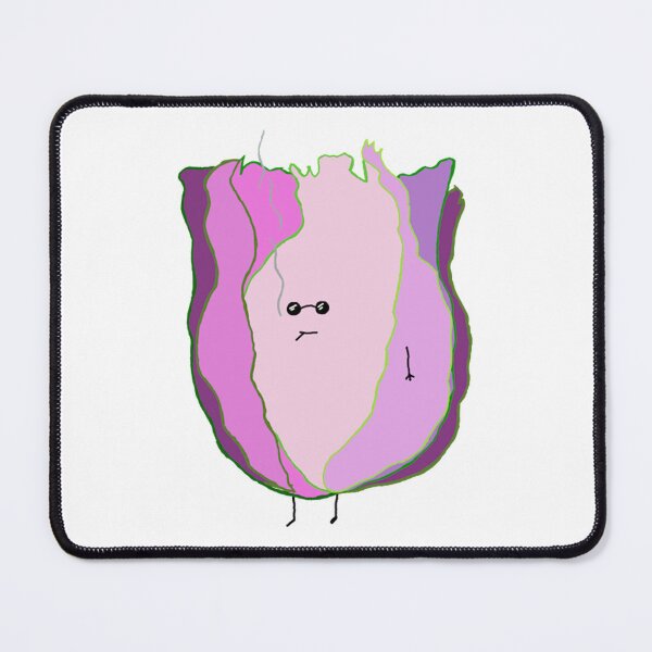 Item preview, Cool Jazz Cabbage Whimsical Pink Vegetable Cartoon Art designed and sold by DumpsterJuicee.