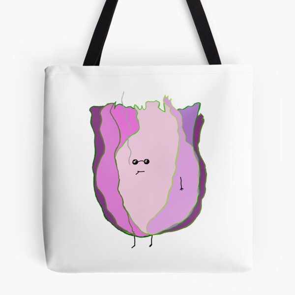 Item preview, Cool Jazz Cabbage Whimsical Pink Vegetable Cartoon Art designed and sold by DumpsterJuicee.