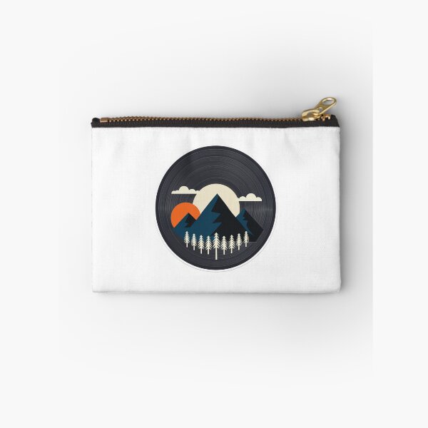 Item preview, Retro Vinyl Record Mountain Sunset Art Tri-blend T-Shirt designed and sold by Alphatheard.