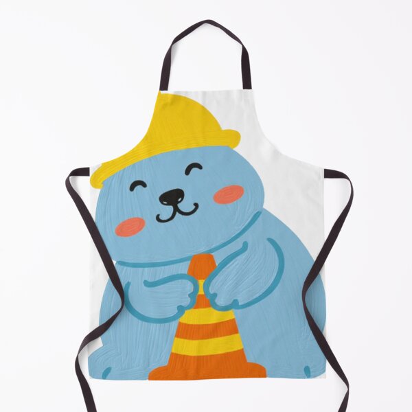 Item preview, Cute Neil the Seal with Traffic Cone Textured Oil Painting designed and sold by The Emoji Vibe.