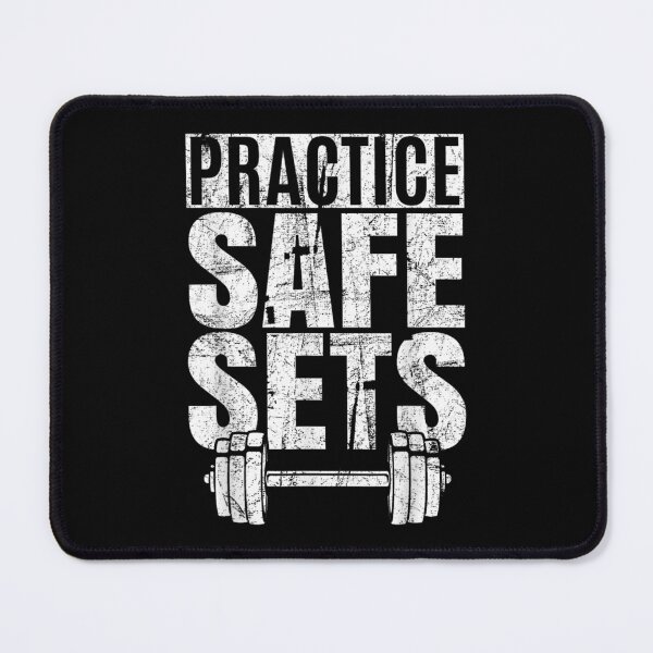 Item preview, Bodybuilding Funny Practice Safe Sets designed and sold by goombi-creative.