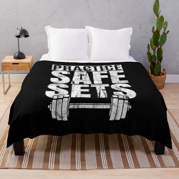 Item preview, Bodybuilding Funny Practice Safe Sets designed and sold by goombi-creative.