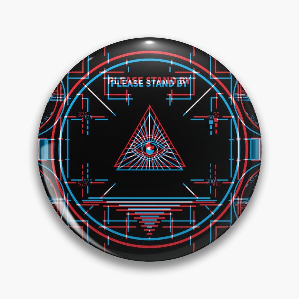 Item preview, Illuminati Stand By Glitch - Dark 2 designed and sold by animinimal.