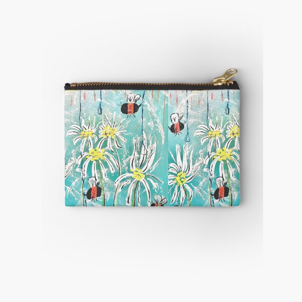 Item preview, Bees, Rain, and Daises Acrylic on Canvas Board designed and sold by StaticAlien.