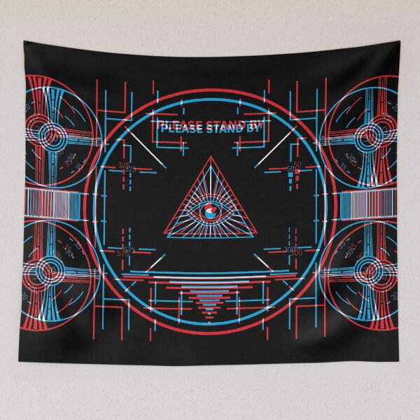 Item preview, Illuminati Stand By Glitch - Dark 2 designed and sold by animinimal.