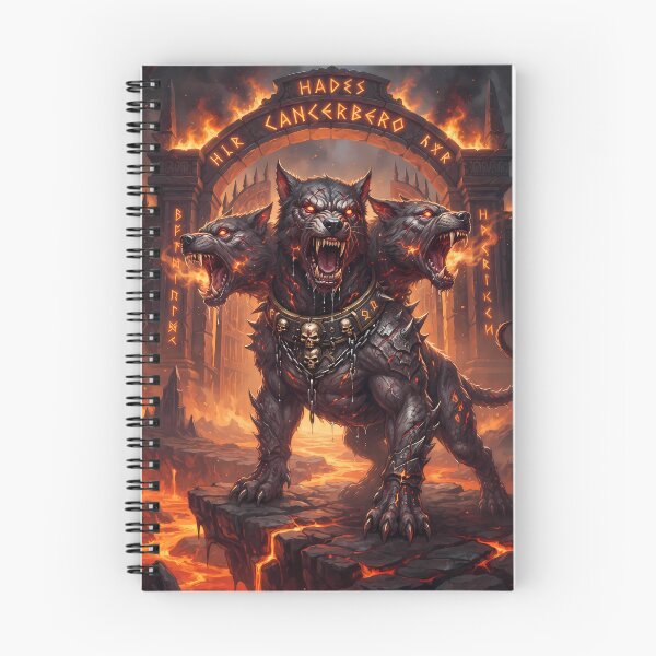 Item preview, Father Cerberus Three Headed Hellhound Gates Of Hades designed and sold by ART ATTACK ZONE.
