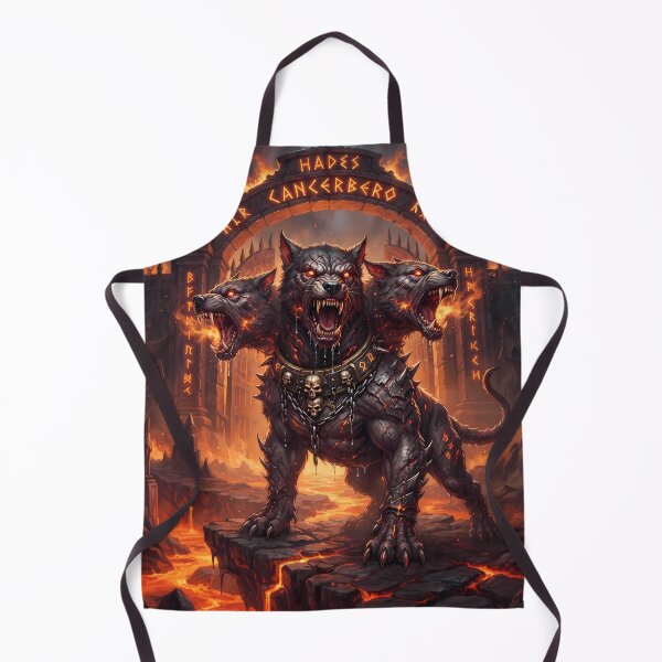 Item preview, Father Cerberus Three Headed Hellhound Gates Of Hades designed and sold by ART ATTACK ZONE.
