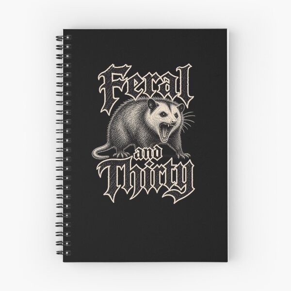 Item preview, Feral and Thirty Opossum Wild Animal Design designed and sold by snowry.