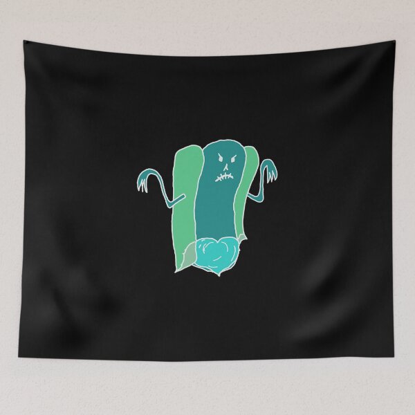 Item preview, Cursed Soul Hotdog Funny Spooky Green Ghost Food Illustration designed and sold by DumpsterJuicee.