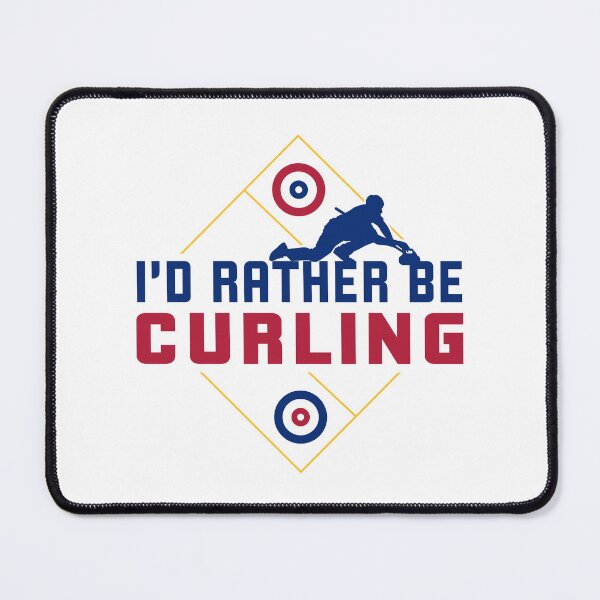 Item preview, I'd Rather Be Curling designed and sold by 6 Ring Dynasty.