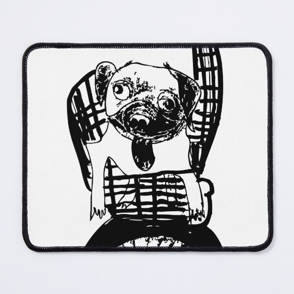 Item preview, Pug on a Bicycle Sketch designed and sold by ArleneArtStudio.