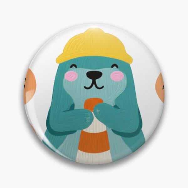 Item preview, Cute Neil the Seal with Traffic Cone Textured Oil Painting designed and sold by The Emoji Vibe.