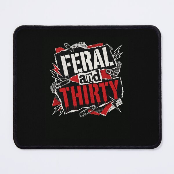Item preview, Feral and Thirty Punk Rock Style 30th Celebration designed and sold by snowry.
