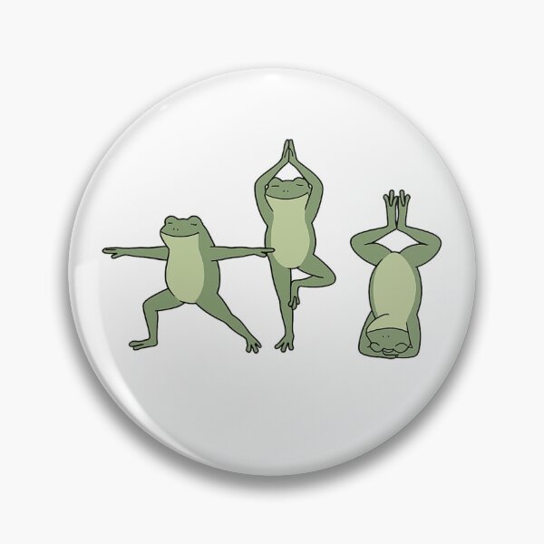 Item preview, Zen Yoga Frogs Trio Cute designed and sold by wingoo22.