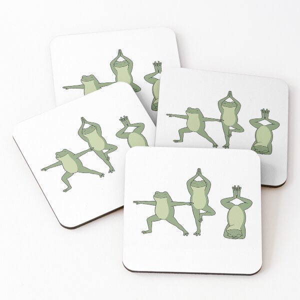 Item preview, Zen Yoga Frogs Trio Cute designed and sold by wingoo22.