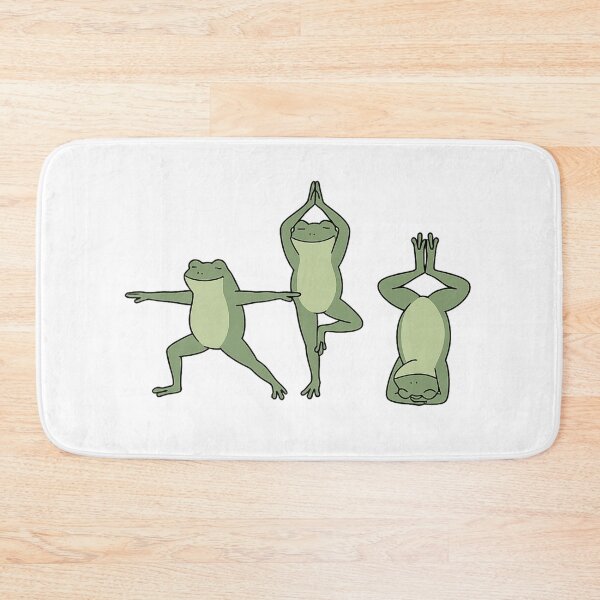 Item preview, Zen Yoga Frogs Trio Cute designed and sold by wingoo22.