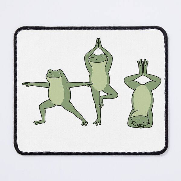 Item preview, Zen Yoga Frogs Trio Cute designed and sold by wingoo22.
