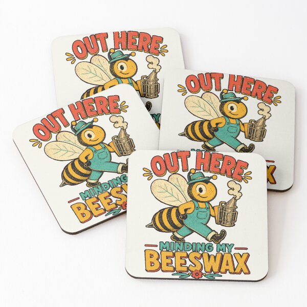 Item preview, Out Here Minding My Beeswax designed and sold by Victor Shadehorn.