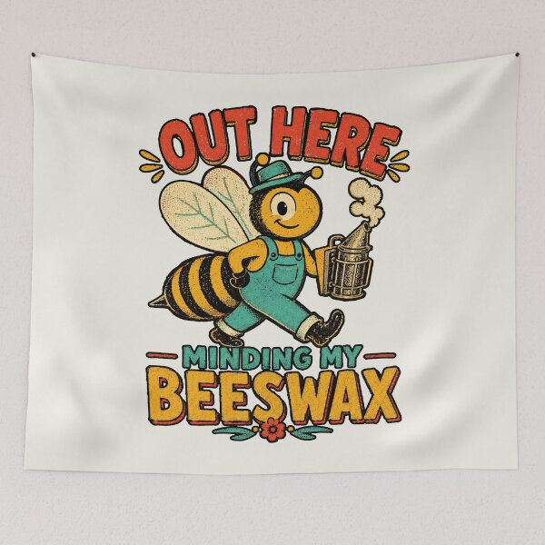 Item preview, Out Here Minding My Beeswax designed and sold by Victor Shadehorn.