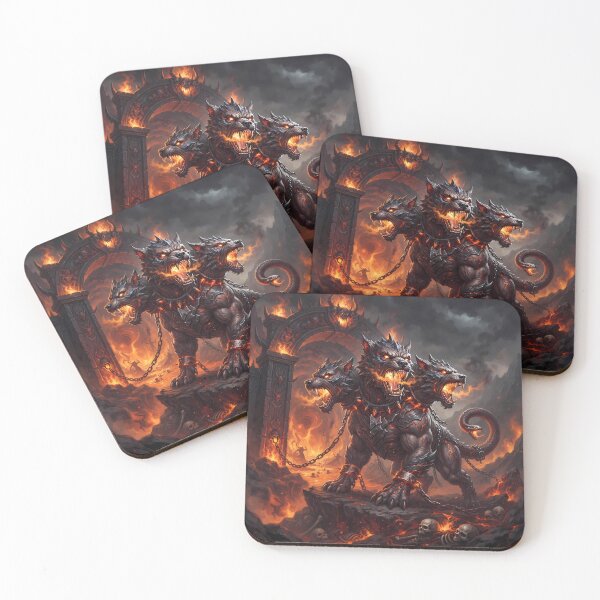 Item preview, A Cerberus Three Headed Hellhound Gates Of Hades designed and sold by ART ATTACK ZONE.