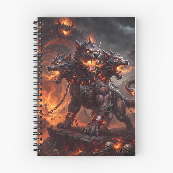 Item preview, A Cerberus Three Headed Hellhound Gates Of Hades designed and sold by ART ATTACK ZONE.