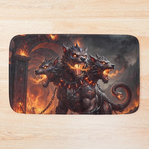 Item preview, A Cerberus Three Headed Hellhound Gates Of Hades designed and sold by ART ATTACK ZONE.