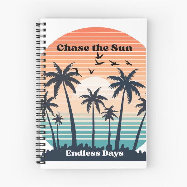 Item preview, Chase the Sun Endless Day Beach with Palm Design designed and sold by kindryb.