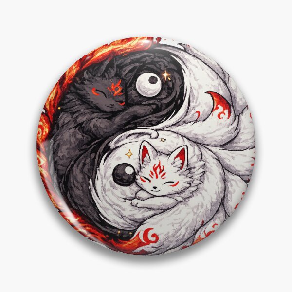 Item preview, Yin Yang Harmony nine fox designed and sold by Terraprompt.