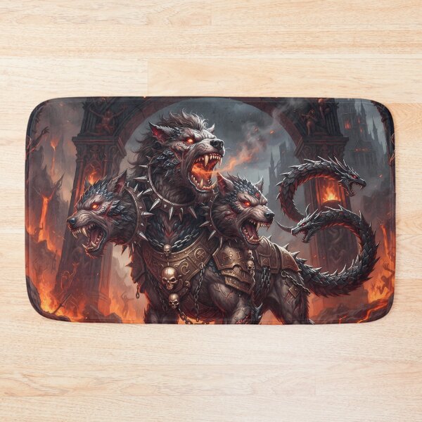 Item preview, B Cerberus Three Headed Hellhound Gates Of Hades designed and sold by ART ATTACK ZONE.