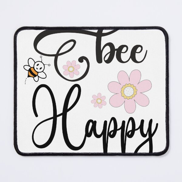 Item preview, Cute Bee with Pink Daisies Aesthetic Floral Design designed and sold by NotasCreativa.