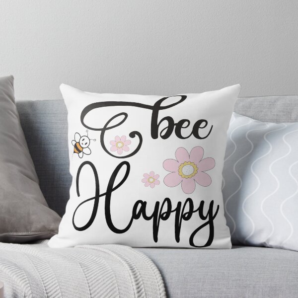 Item preview, Cute Bee with Pink Daisies Aesthetic Floral Design designed and sold by NotasCreativa.