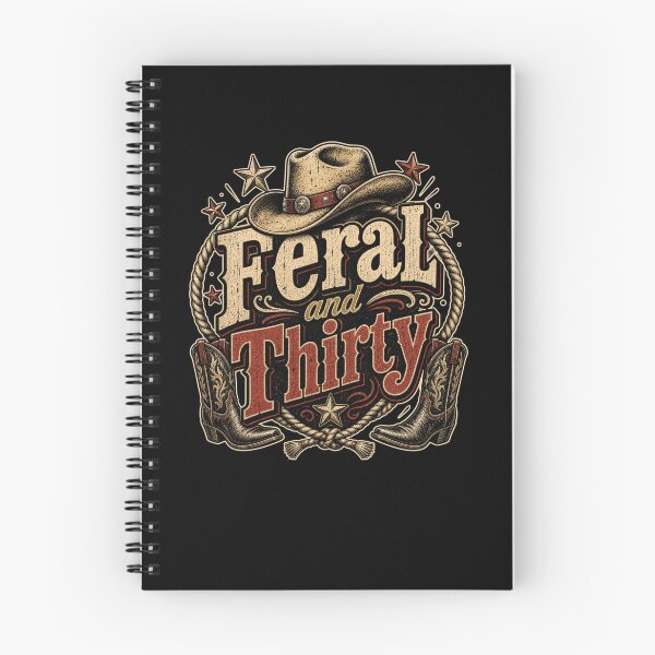 Item preview, Feral and Thirty Western Cowgirl 30th Celebration designed and sold by snowry.