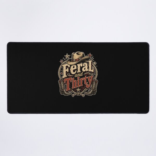 Item preview, Feral and Thirty Western Cowgirl 30th Celebration designed and sold by snowry.