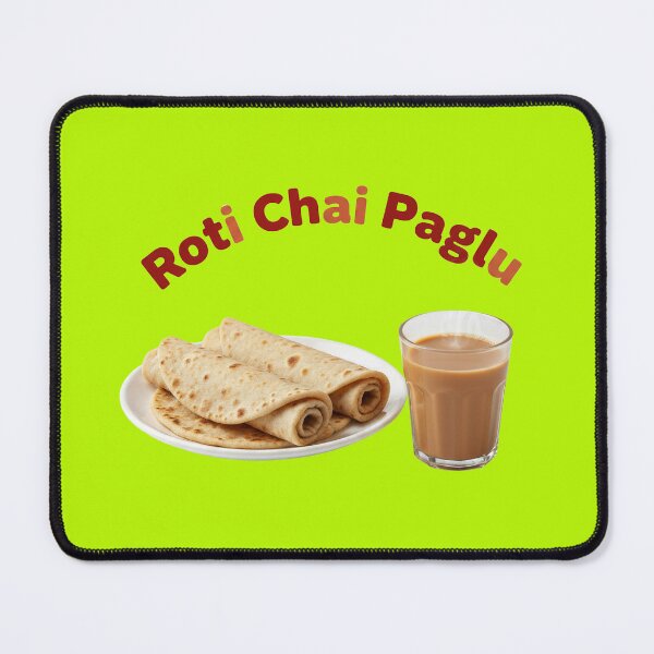 Item preview, Roti Chai Paglu Sticker designed and sold by krazzyremo.