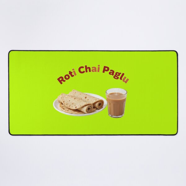 Item preview, Roti Chai Paglu Sticker designed and sold by krazzyremo.