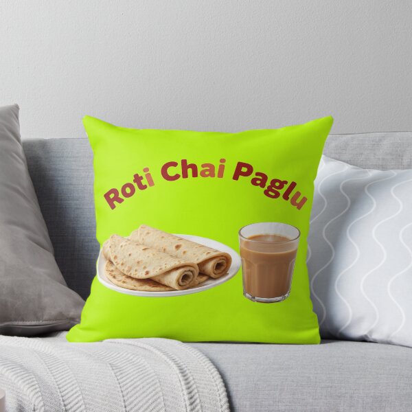 Item preview, Roti Chai Paglu Sticker designed and sold by krazzyremo.