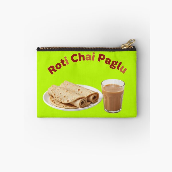 Item preview, Roti Chai Paglu Sticker designed and sold by krazzyremo.