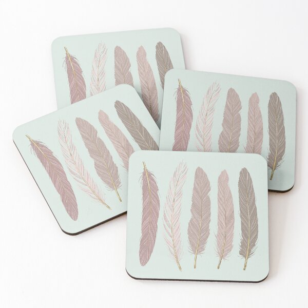 Item preview, Soft Feathers – Minimalist Botanical Art designed and sold by FawnFeatherCo.